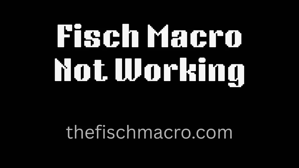 Fisch Macro Not Working